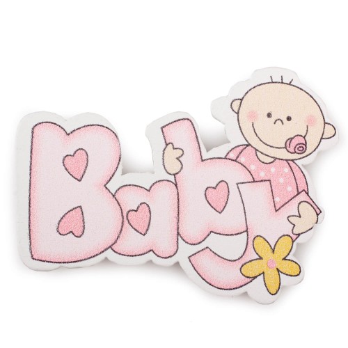 Streuteile Baby rosa 10 Stück